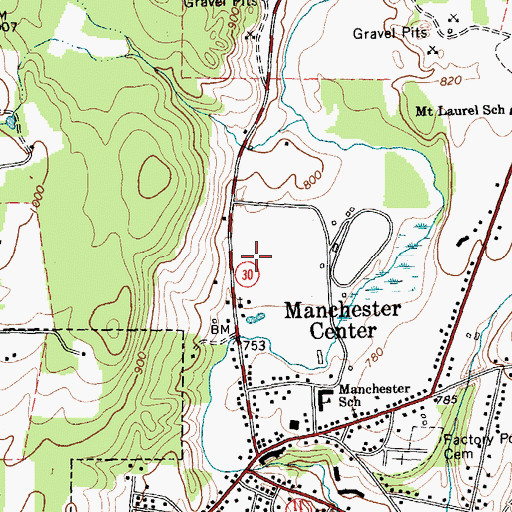 Topographic Map of Dana L Thompson Memorial Park, VT