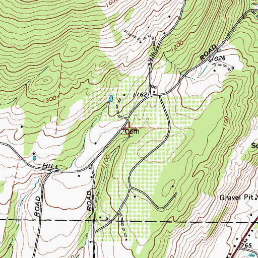 Topographic Map of Morse Hill Cemetery, VT