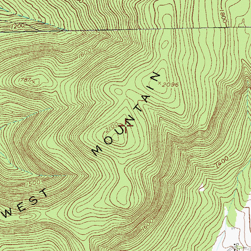 Topographic Map of Shaftsbury Municipal Forest, VT