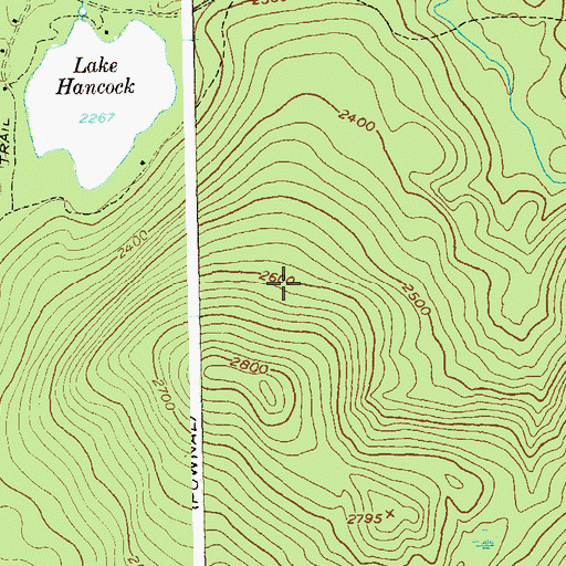 Topographic Map of Stamford Meadows Wildlife Management Area, VT