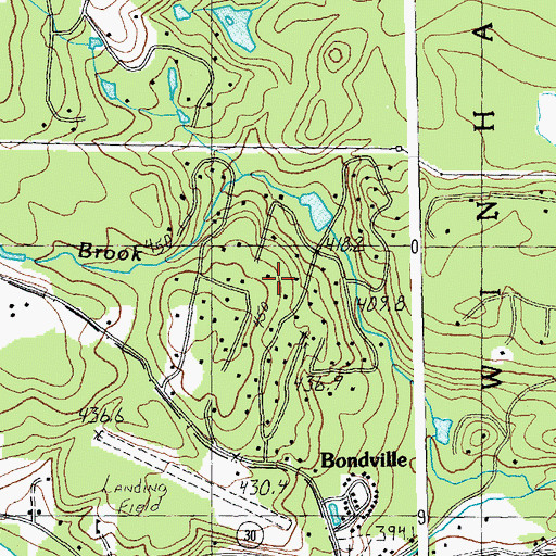 Topographic Map of Strattonwald, VT
