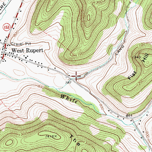 Topographic Map of Youlin Hollow, VT