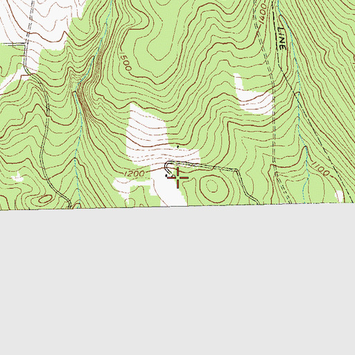 Topographic Map of Reuben Jepson Farm Cemetery, VT