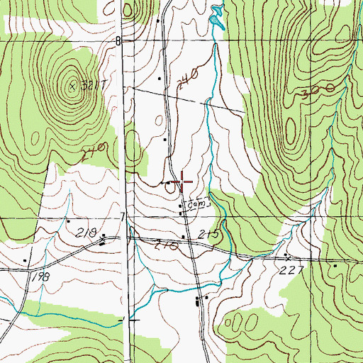 Topographic Map of Chester Arthur Church, VT