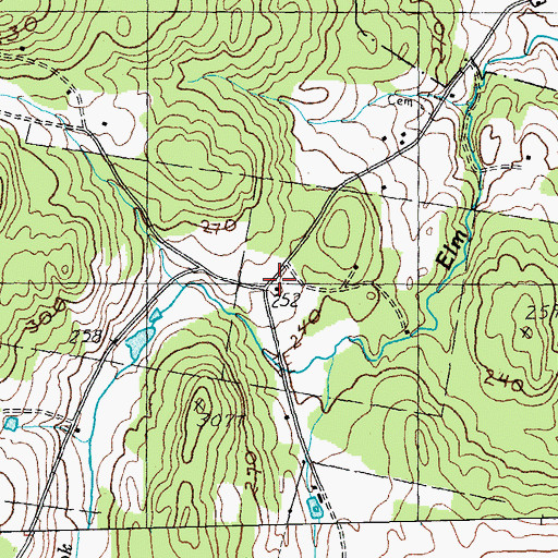 Topographic Map of Lost Nation School (historical), VT