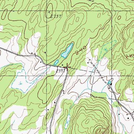 Topographic Map of McCarty School (historical), VT