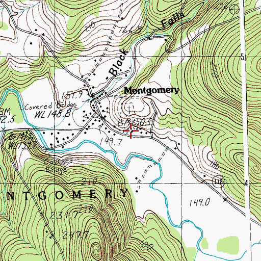 Topographic Map of Old Cemetery, VT