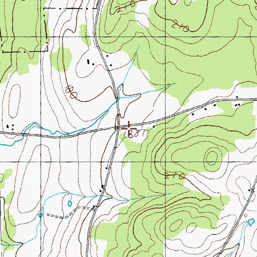 Topographic Map of School Number 7 (historical), VT