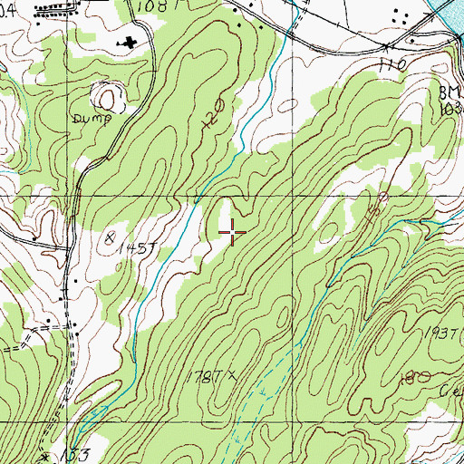 Topographic Map of Sheldon Home Association Cemetery, VT