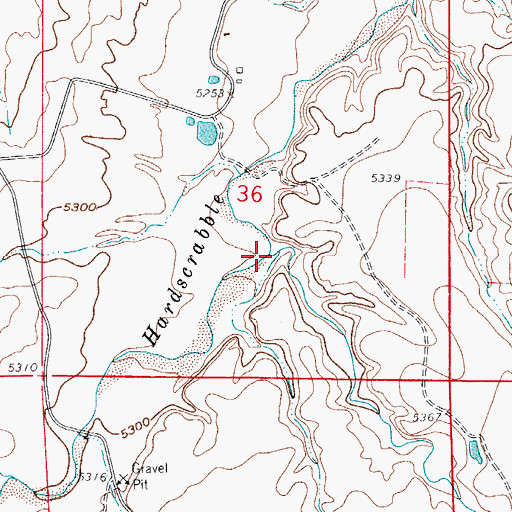 Topographic Map of Low Black Creek, CO
