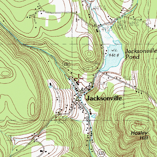 Topographic Map of Southwestern Vermont Medical Center Deerfield Valley Campus, VT