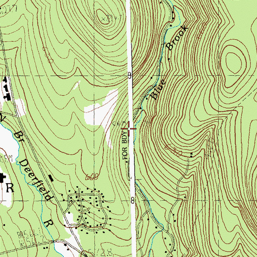 Topographic Map of Rice - Snow Cemetery, VT