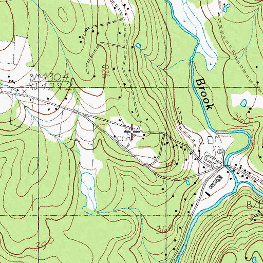 Topographic Map of Stowell Cemetery, VT