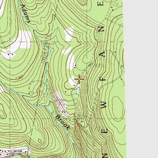 Topographic Map of Timson Moore Cemetery, VT