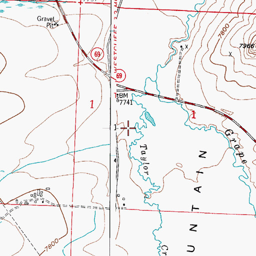 Topographic Map of Luton Creek, CO