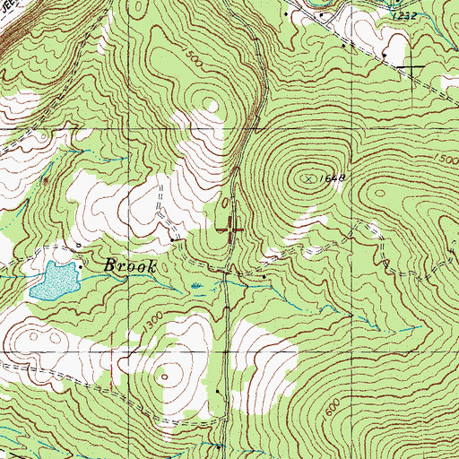 Topographic Map of Boardman Cemetery, VT
