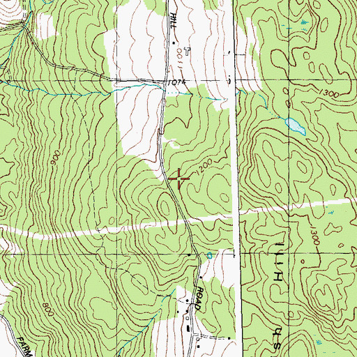 Topographic Map of Chadwick Cemetery, VT