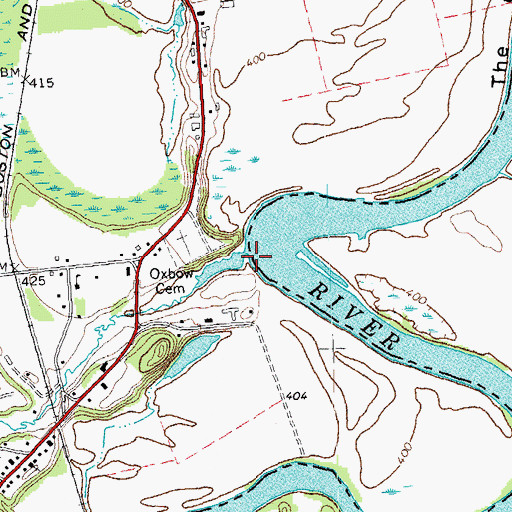 Topographic Map of Harriman Brook, VT