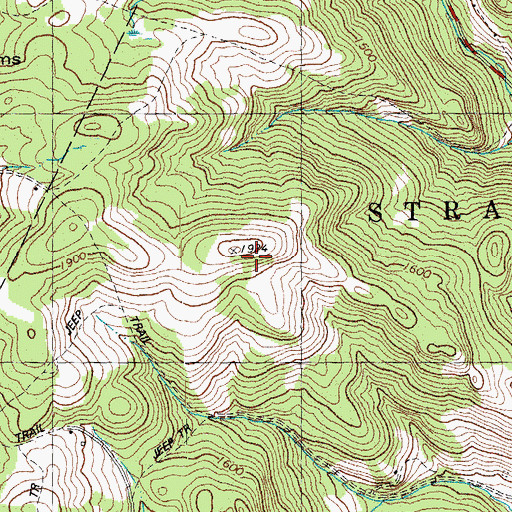 Topographic Map of Kibling Hill Wildlife Management Area, VT