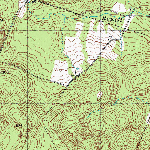 Topographic Map of Kidderhood Cemetery, VT