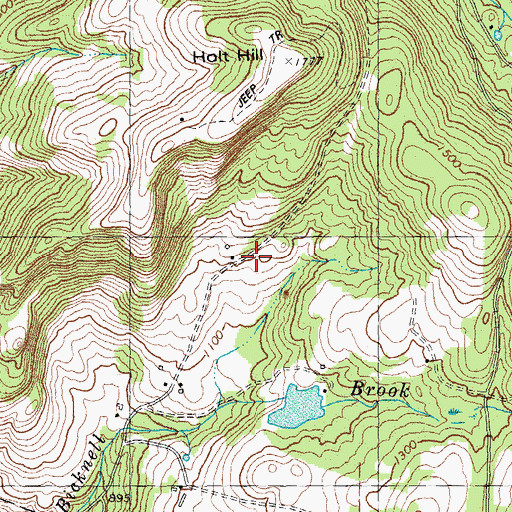 Topographic Map of Noyes Cemetery, VT