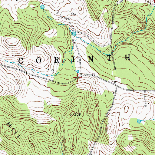 Topographic Map of Taplin Hill School (historical), VT