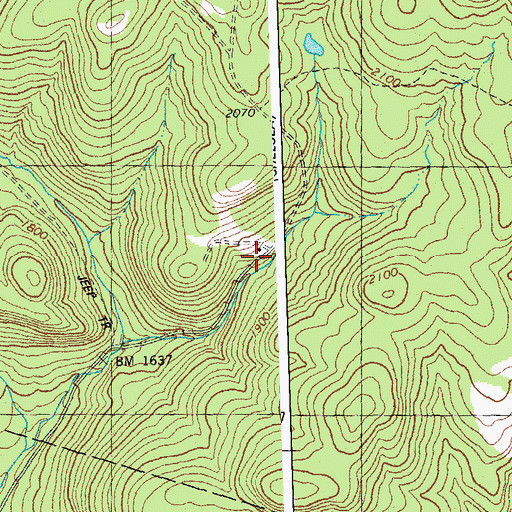 Topographic Map of Taylor Valley Cemetery, VT
