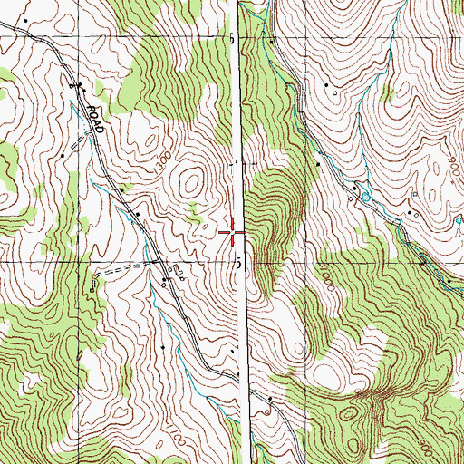 Topographic Map of Tunbridge Public Library, VT