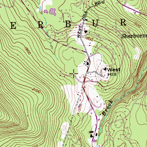Topographic Map of Colony Club, VT