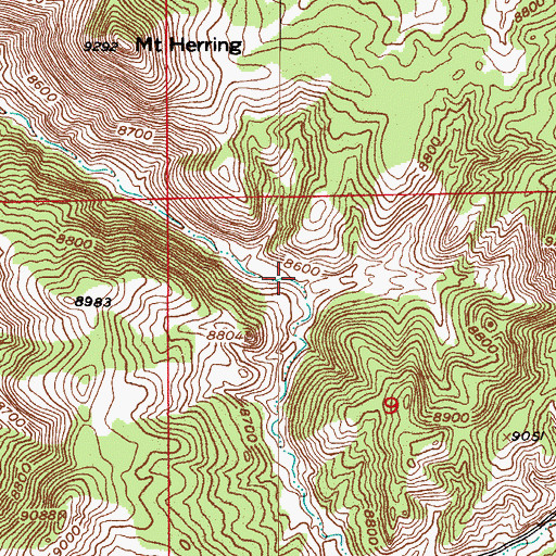 Topographic Map of Tyndall Gulch, CO