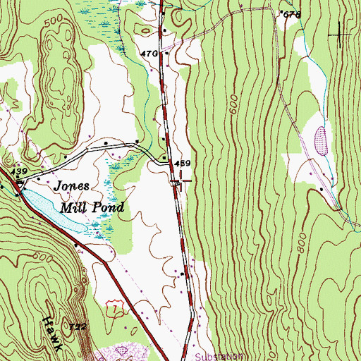 Topographic Map of Gilbert - Cook - Goodrow Cemetery, VT