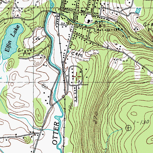 Topographic Map of Timber Hill Estates, VT