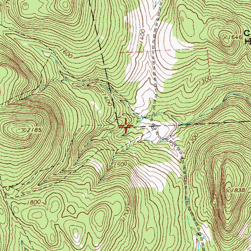 Topographic Map of West Rutland Municipal Forest, VT