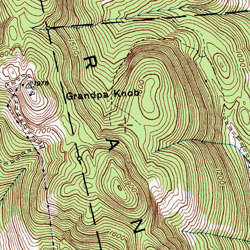 Topographic Map of West Rutland State Forest, VT