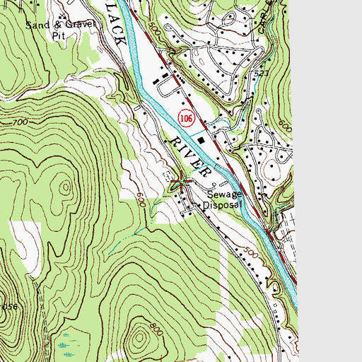 Topographic Map of Field Number 2 Cemetery, VT