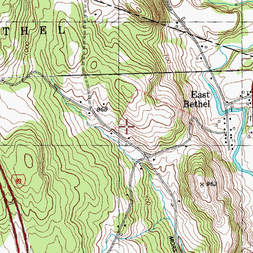 Topographic Map of Quarry Hill - Woodworth Cemetery, VT