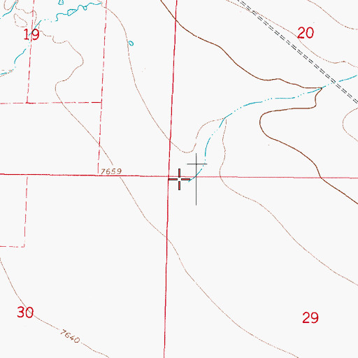 Topographic Map of Cedar Creek, CO