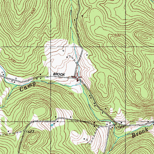 Topographic Map of West Bethel, VT