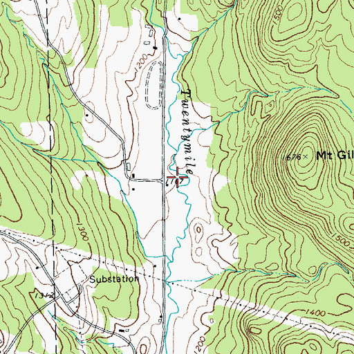Topographic Map of Wheeler School (historical), VT