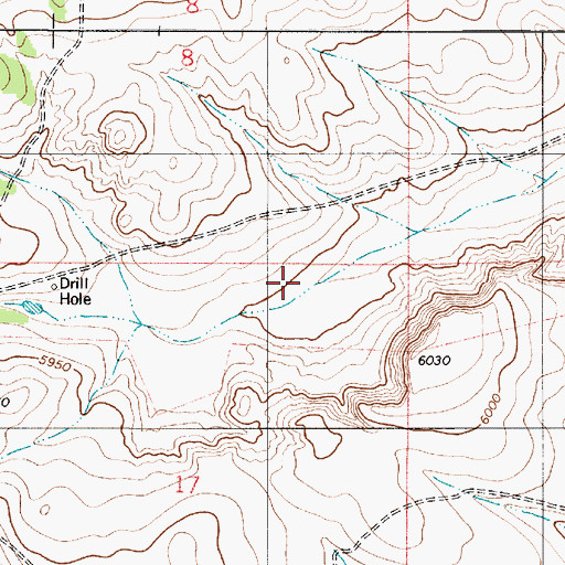 Topographic Map of Tall Pine Draw, NM