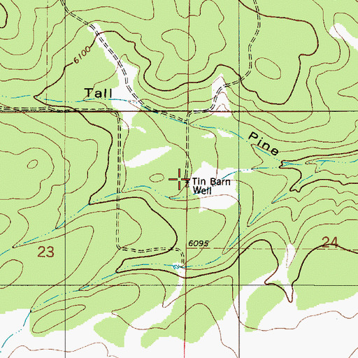 Topographic Map of Twin Barn Well, NM