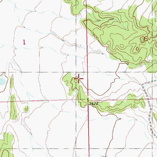 Topographic Map of Steel Canyon, NM