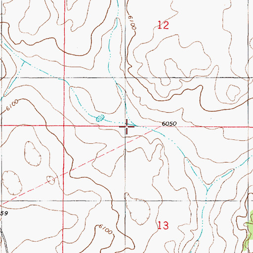 Topographic Map of No Name Draw, NM