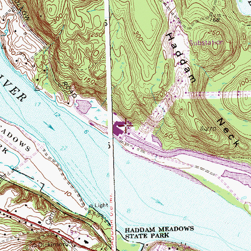 Topographic Map of Connecticut Yankee Atomic Power Information and Science Center, CT