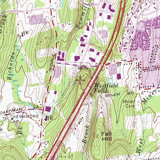 Topographic Map of Cucia Park, CT