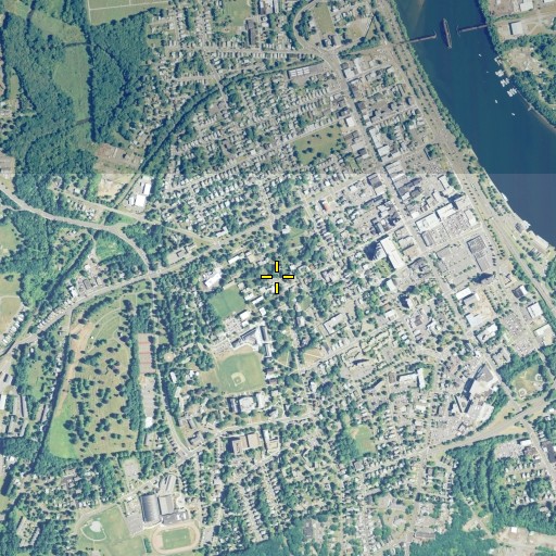 Aerial/Satellite Image of Davison Art Library, CT