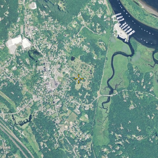 Aerial/Satellite Image of Fountain Hill, CT