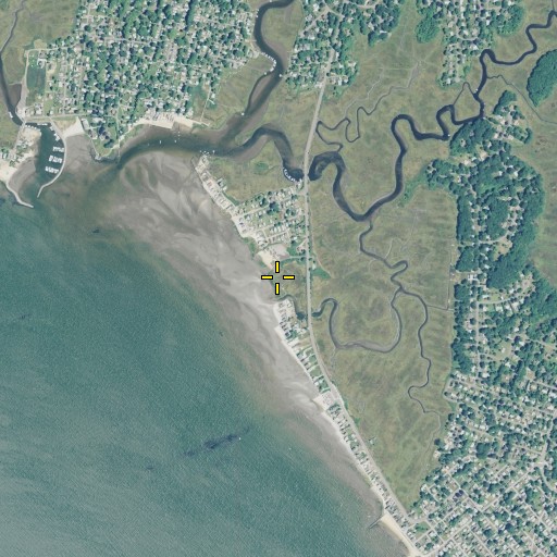 Aerial/Satellite Image of Harveys Beach, CT