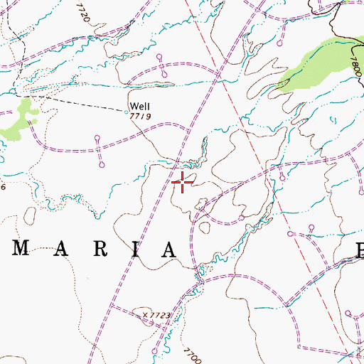Topographic Map of Luis Maria Baca Number 4, CO