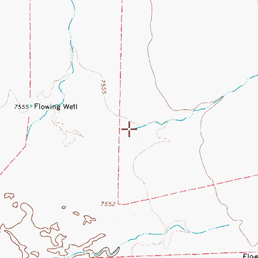 Topographic Map of Willow Creek, CO